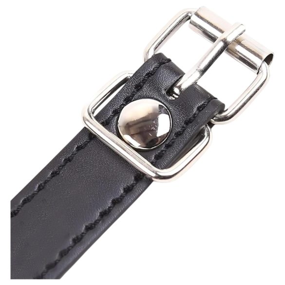 Latetobed - suunmuotoinen silikoninen suukapula - musta