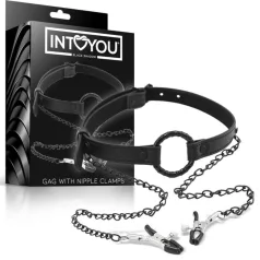 INTOYOU - suupallo nännipuristimilla - musta