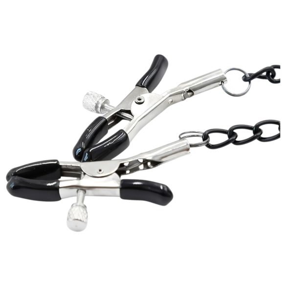 INTOYOU - suukapula nännipihdeillä (musta)