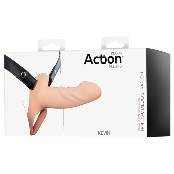Action StrapOn S - strap-on ontto dildo - ihovärinen