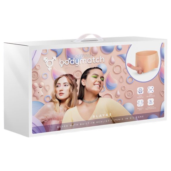 INTOYOU - strap-on dildo - realistinen - iho/nude