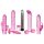 Evolved Intense - Vibraattoripakkaus - 8 osaa (pinkki)