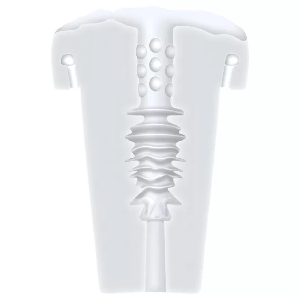 Zero Tolerance - vibroiva masturbointilaite - ladattava - läpinäkyvä