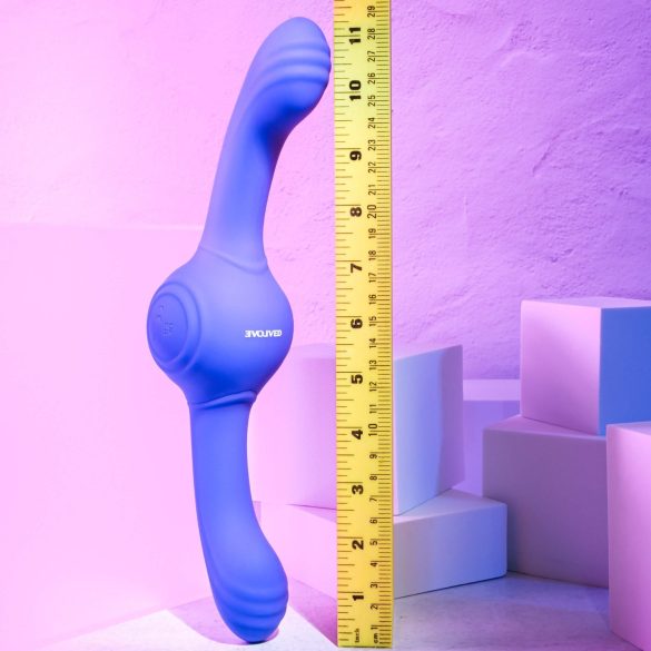 Evolved Our Gyro Vibe - ladattava, tärisevä kaksoisvibraattori (violetti)