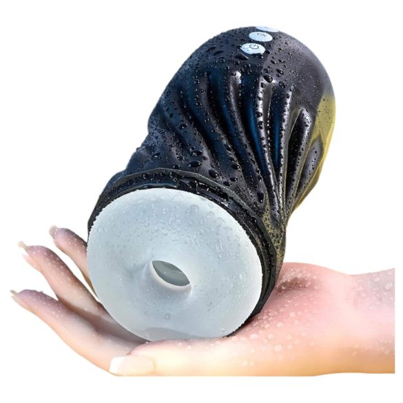 Playboy Solo Stroker - ladattava tyhjiömasturbaattori (musta)