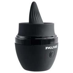   Evolved - klitoriskiihotin suuvibraattori - ladattava - musta