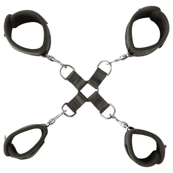 Sei Mio - nilkka- ja rannekahleet - musta