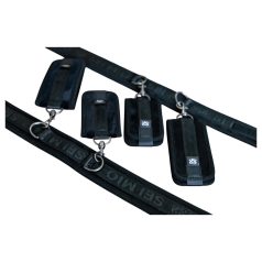 Sei Mio - käsiraudat, nilkkaraudat, reisiraudat - musta