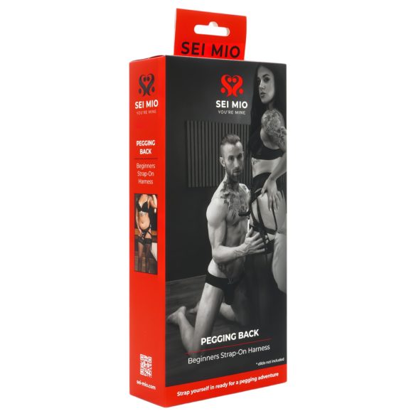 Sei Mio - musta strap-on valjaat