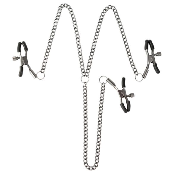 Sei Mio - nännin ja häpyhuulen kiinnitin (musta)