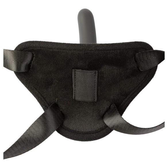 Sei Mio - strap-on dildo valjailla - 12,5 cm - musta