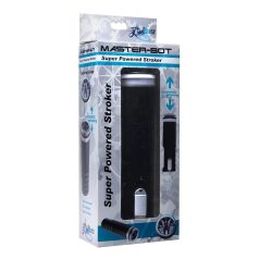   Master-Bot - ylös-alas liikkuva pehmeän piikkinen suusemasturbaattori (musta)