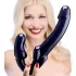 Strap U Revolver - strap-on dildo ilman valjaita - musta