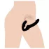 Strap U Revolver - strap-on dildo ilman valjaita - musta