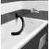 Hosed Anal Snake 19 - silikoninen anustappi imukupilla (musta)