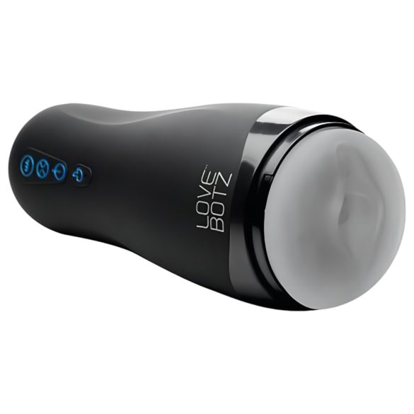 Lovebotz - automaattinen imuva masturboija - vedenpitävä, värisevä - musta