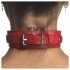 Tiukka kaulahihna punainen harness - M/L