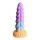 Mystinen yksisarvinen dildo - 21 cm (lila-keltainen)
