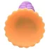 Creature Cocks Mystique - yksisarvisdildo 21cm - violetti-keltainen
