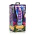 Mystinen yksisarvinen dildo - 21 cm (lila-keltainen)