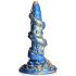 Creature Cocks Kraken - spiraalinen mustekala-dildo - 21cm (kulta-sininen)