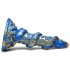 Creature Cocks Kraken - spiraalinen mustekala-dildo - 21cm (kulta-sininen)