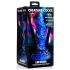 Creature Cocks Kraken - spiraalinen mustekala-dildo - 21cm (kulta-sininen)