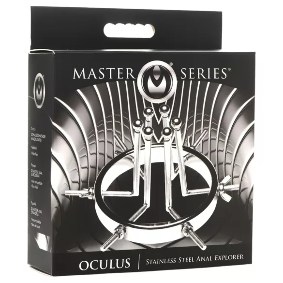 XR Brands Oculus - anustappi levitin - ruostumaton teräs - hopea