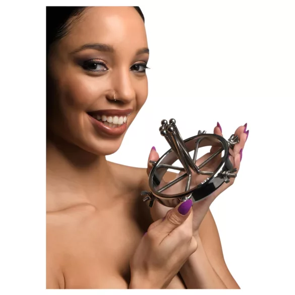 XR Brands Oculus - anustappi levitin - ruostumaton teräs - hopea