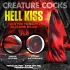 Creature Cocks Hell Kiss - kierteinen silikonidildo - 19 cm (punainen)
