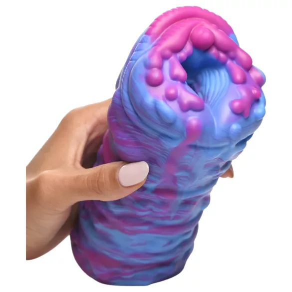 Creature Cocks Cyclone - alien tekopimppi silikoninen violetti-pinkki