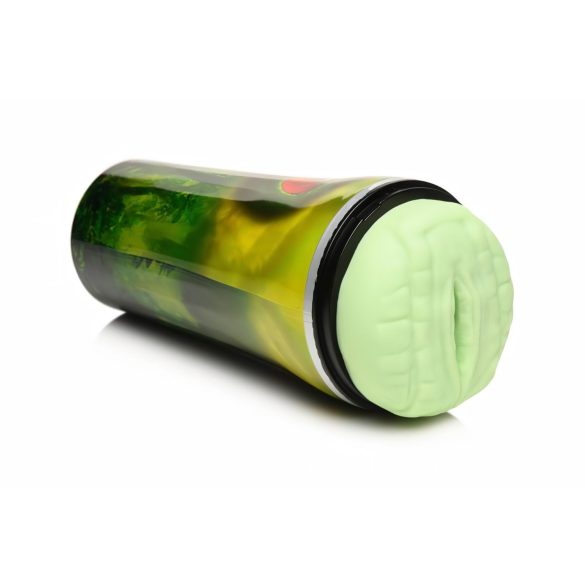 Creature Cocks Raptor - liskopelti masturbaattori (musta-vihreä)