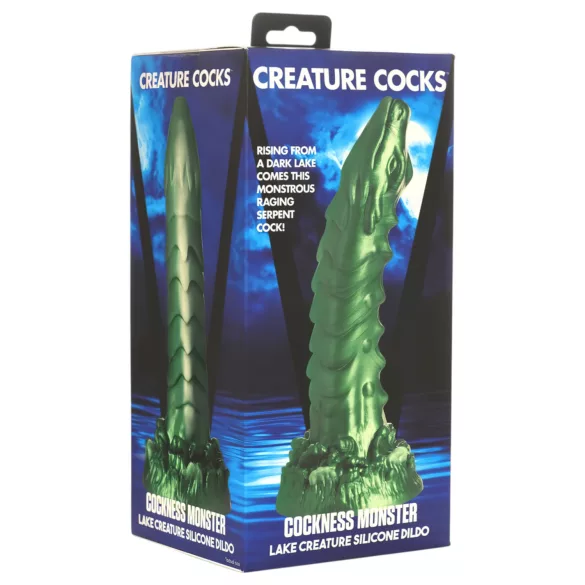 Creature Cocks Cockness Monster - dildot - silikoni - vihreä