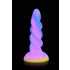 Kuun yksisarvinen - hohtava dildo (liila-pinkki)