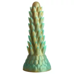   Creature Cocks Stegosaurus - dino dildoi - silikoni - 20 cm vihreä