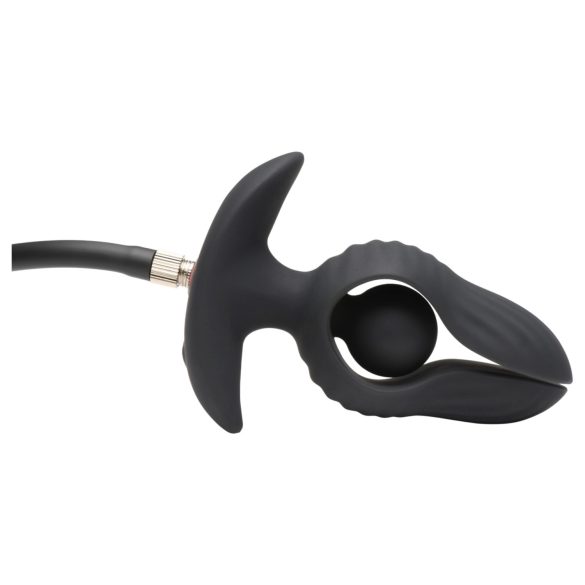 XR Brands - vibraattori anustappi pumpattava - musta