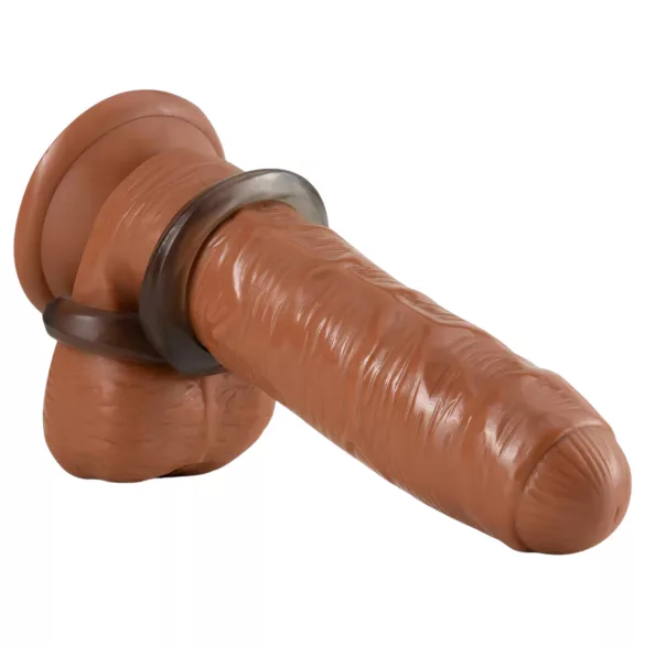 Stay Hard - penis- ja kivestensuoja rengas - harmaa