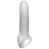 Fat Boy Checker Box - penistuppe (17 cm) - valkoinen