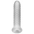 Fat Boy Checker Box - penistuppe (17 cm) - valkoinen