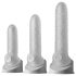 Fat Boy Checker Box - penistuppe (17 cm) - valkoinen
