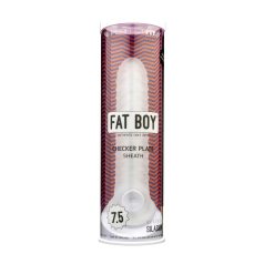 Fat Boy Checker Box - penisvaippa - 19 cm - valkoinen