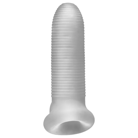 Perfect Fit - Fat Boy Micro Ribbed - peniskotelo (15 cm, valkoinen)
