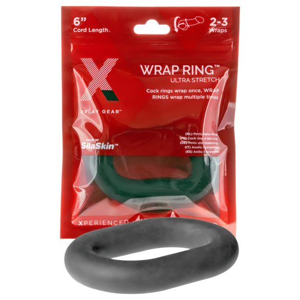 Perfect Fit Ultra Wrap 6 - paksu penisrengas - musta (15 cm)