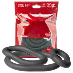   Perfect Fit Ultra Wrap - paksu penisrenkaat setti - musta 3 kpl