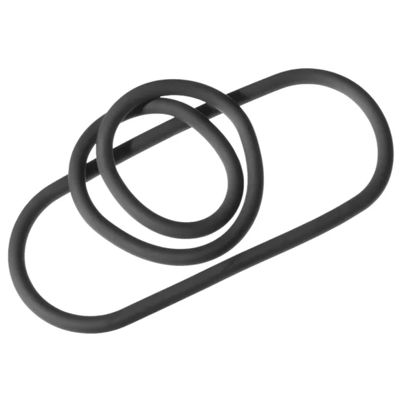 Perfect Fit Slim Wrap 9 - ohut peniksen rengas - musta 22cm