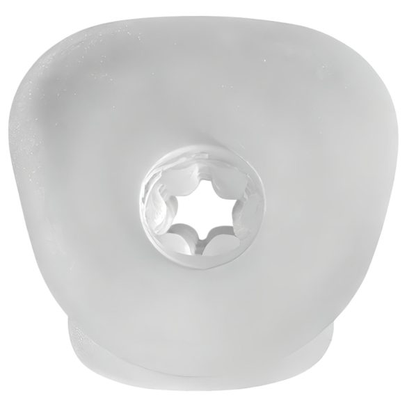 Perfect Fit Breeder - avoin peniksenkilpi (valkoinen)