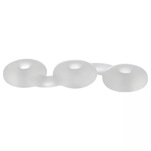 Perfect Fit Triple - penisrengas setti - valkoinen