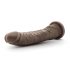 Dr. Skin 8,5 - realistin ruskea dildo, imukuppi (20,5cm)