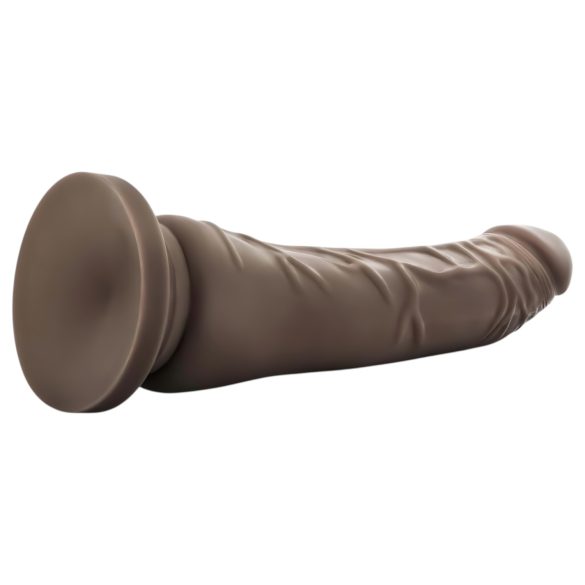 Dr. Skin - realistinen dildo imukupilla - ruskea 20,5 cm