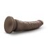 Dr. Skin 8,5 - realistin ruskea dildo, imukuppi (20,5cm)